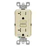 Leviton WT899-I Ivory SmartlockPro® Slim Ground Fault Circuit Interrupter